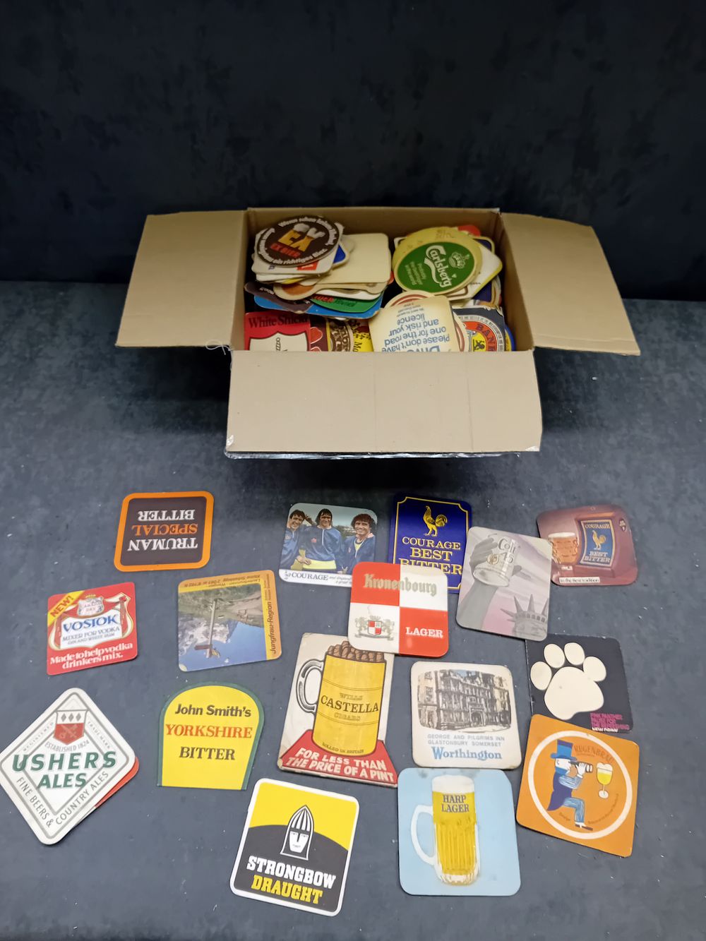 Lot 159: A Large Collection of Vintage and Modern Beverage Coasters (Beer Mats), including British and German Examples (5)
