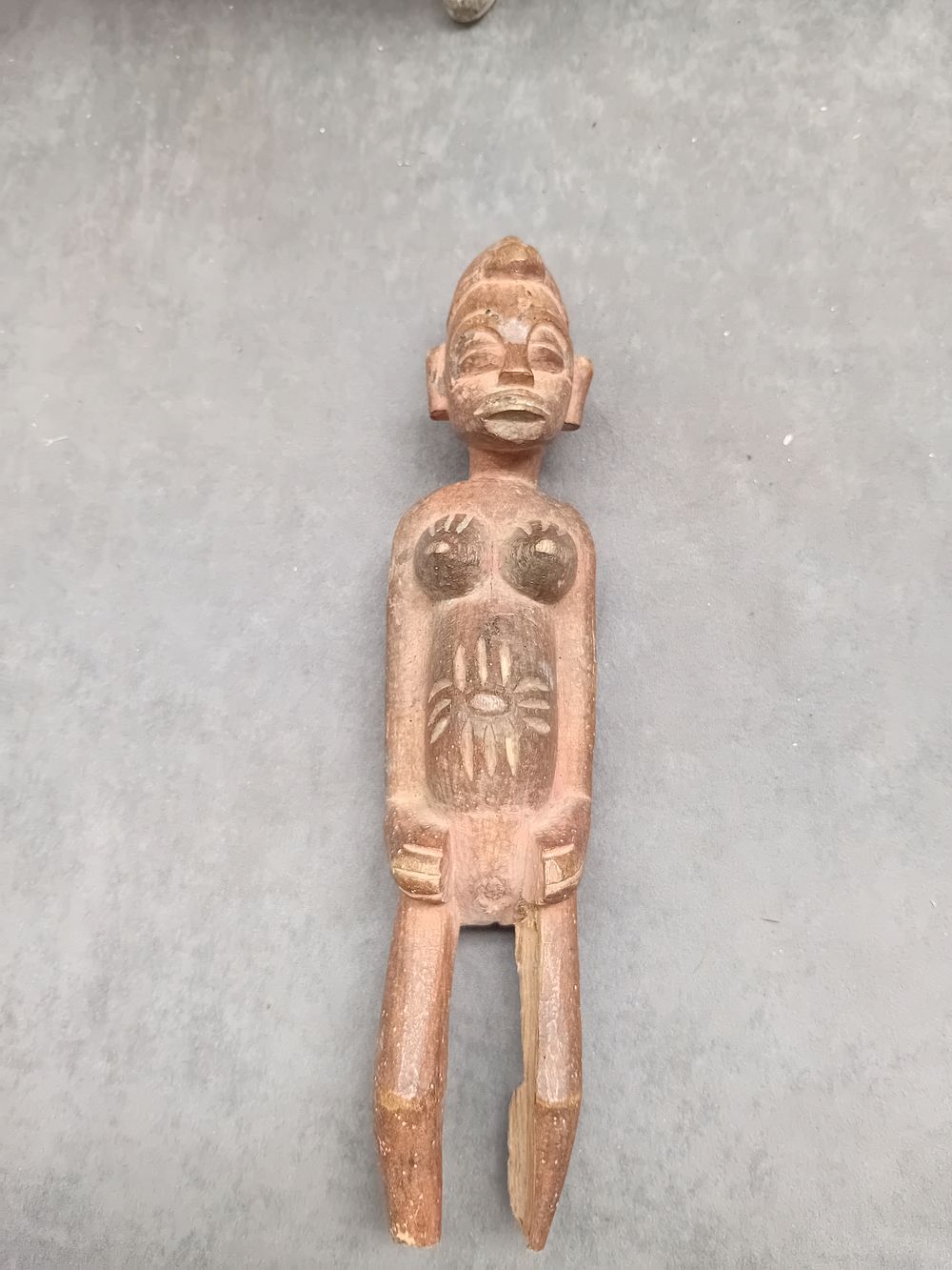 Lot 361: A Senufo Female figure standing Ivory Coast with...