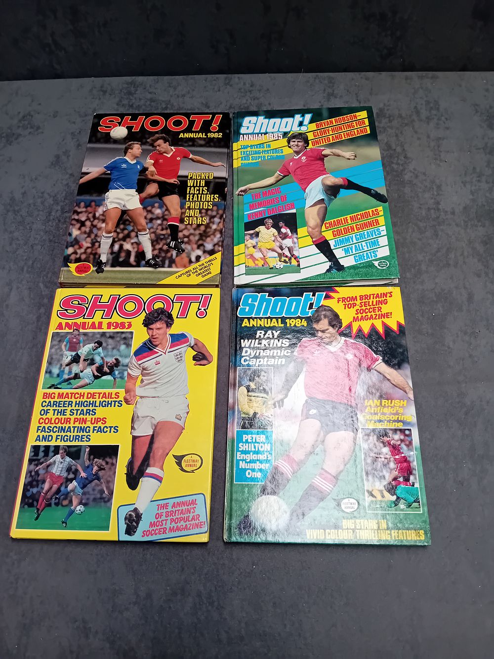 Lot 408: SHOOT ANNUALS X 4 (1982, 1983, 1984, 1985)