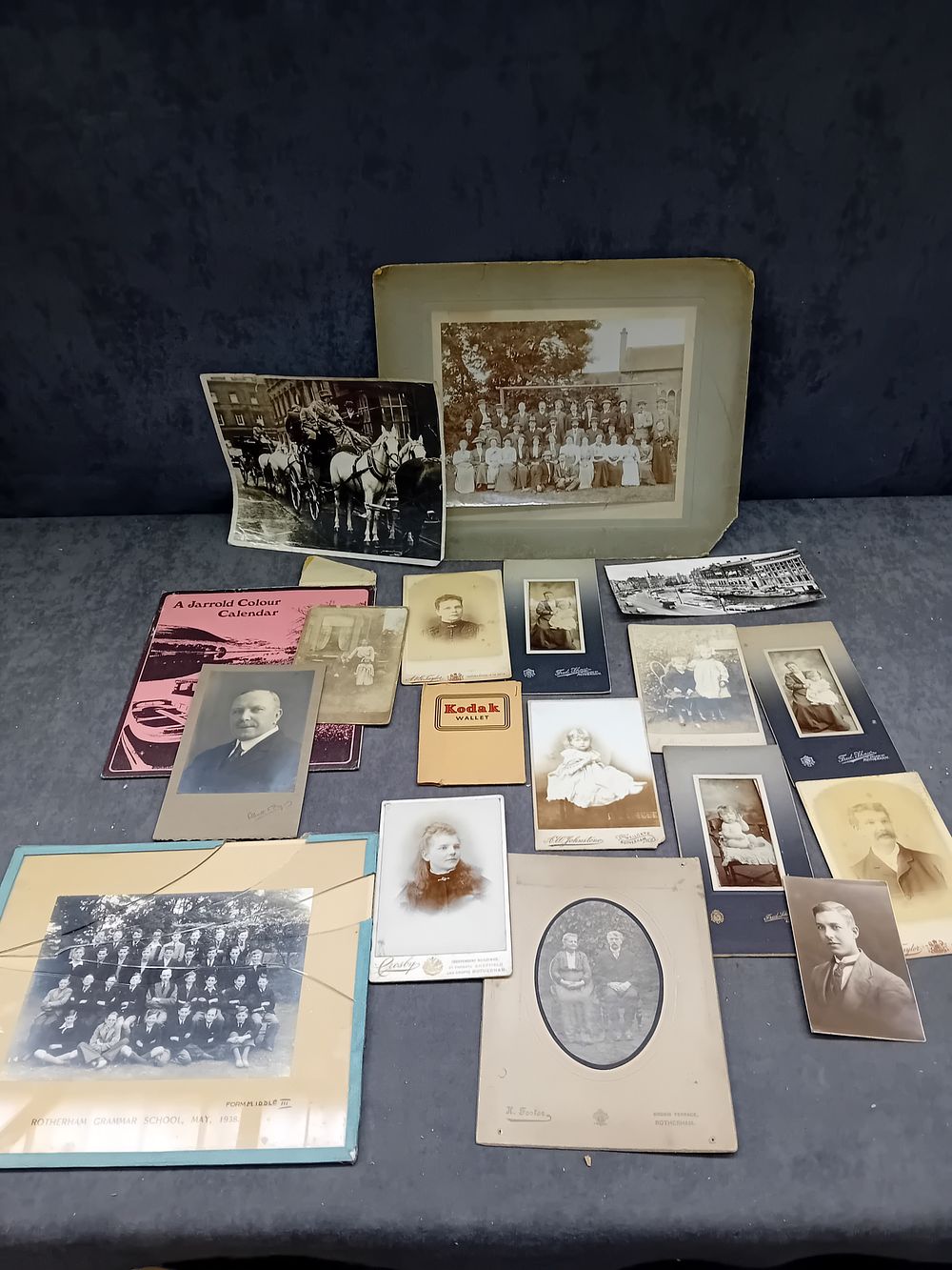 Lot 554: A Collection of Late 19th and Early 20th Century Photographic Prints and Mounted Portraits