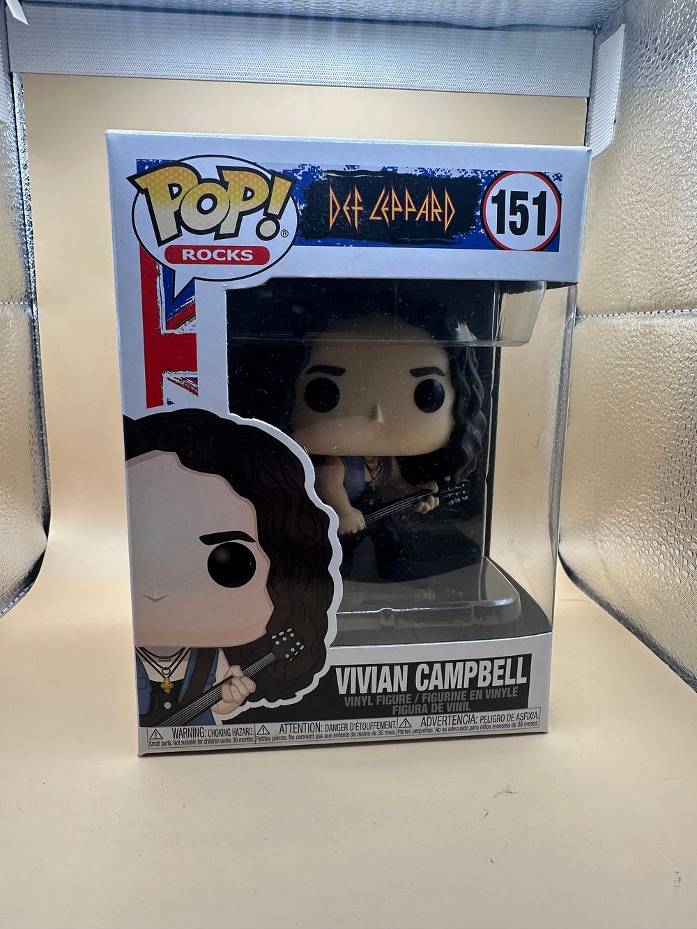 Lot 625: Funko Pop! Rocks Def Leppard Vivian Campbell Vinyl Figure #151