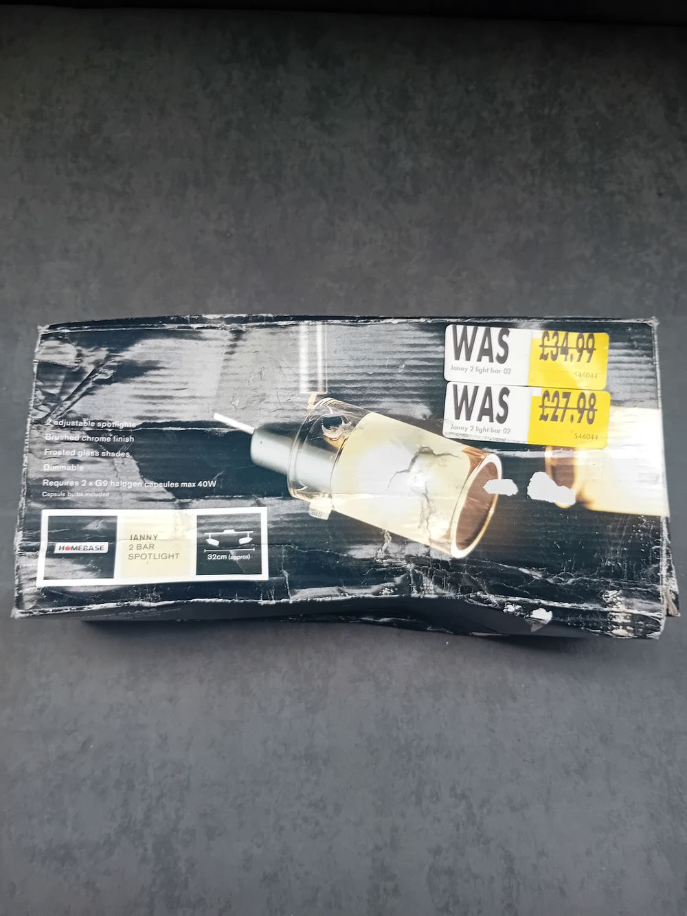 Lot 664: Homebase 2 Bar Spotlight fitting unused. 