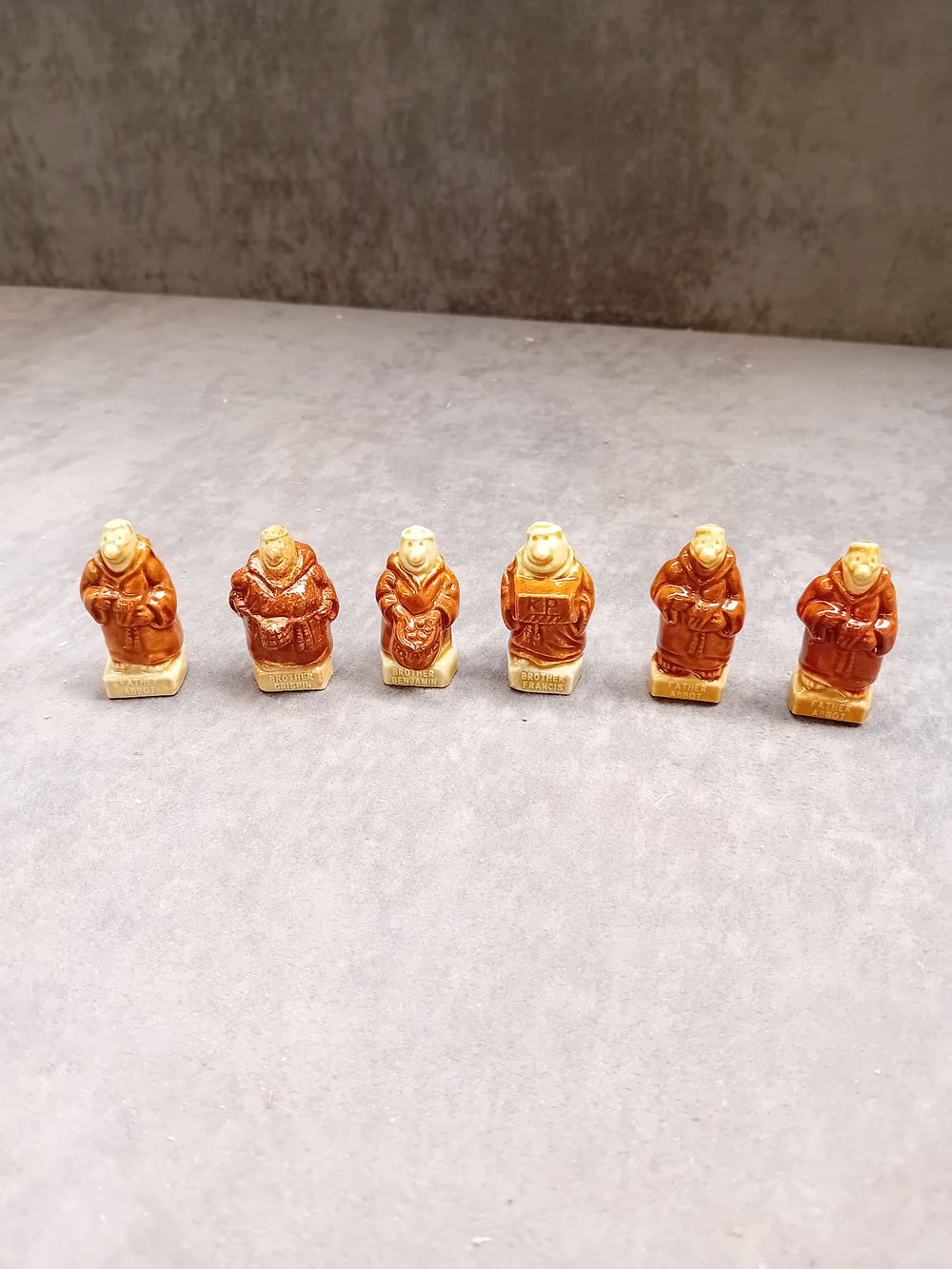 Lot 695: Wade miniatures x 6 3 Father Abbot 1...