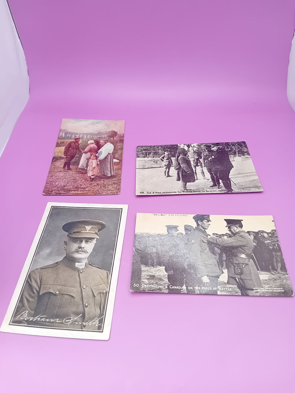 Lot 704: WW1 Postcards of High Command there are a...