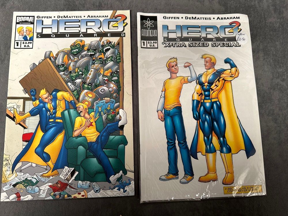 Lot 1020: 2 issues of Hero Squared issue 1 by...