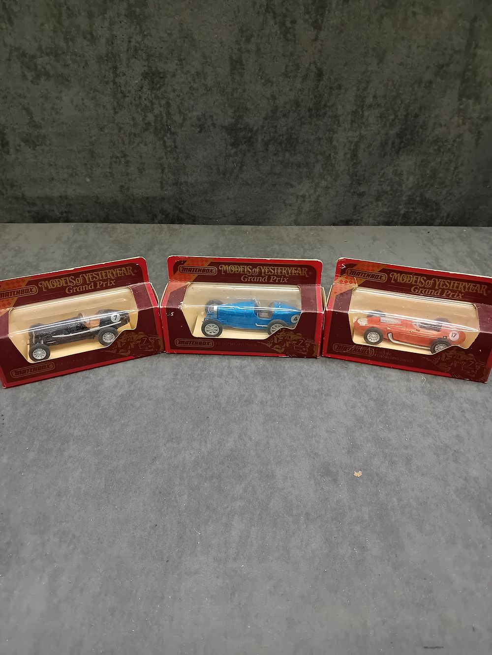 Lot 533: Eight Matchbox Models of Yesteryear Grand Prix Die-Cast Racing Cars
