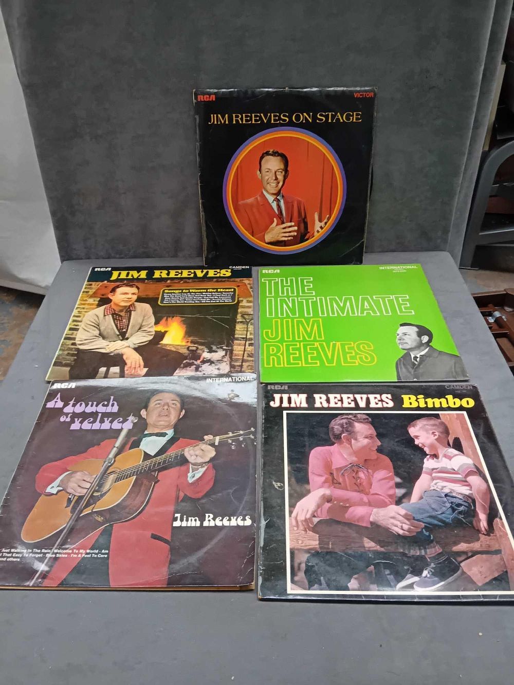 Lot 178: A collection of 5 Jim Reeves albums