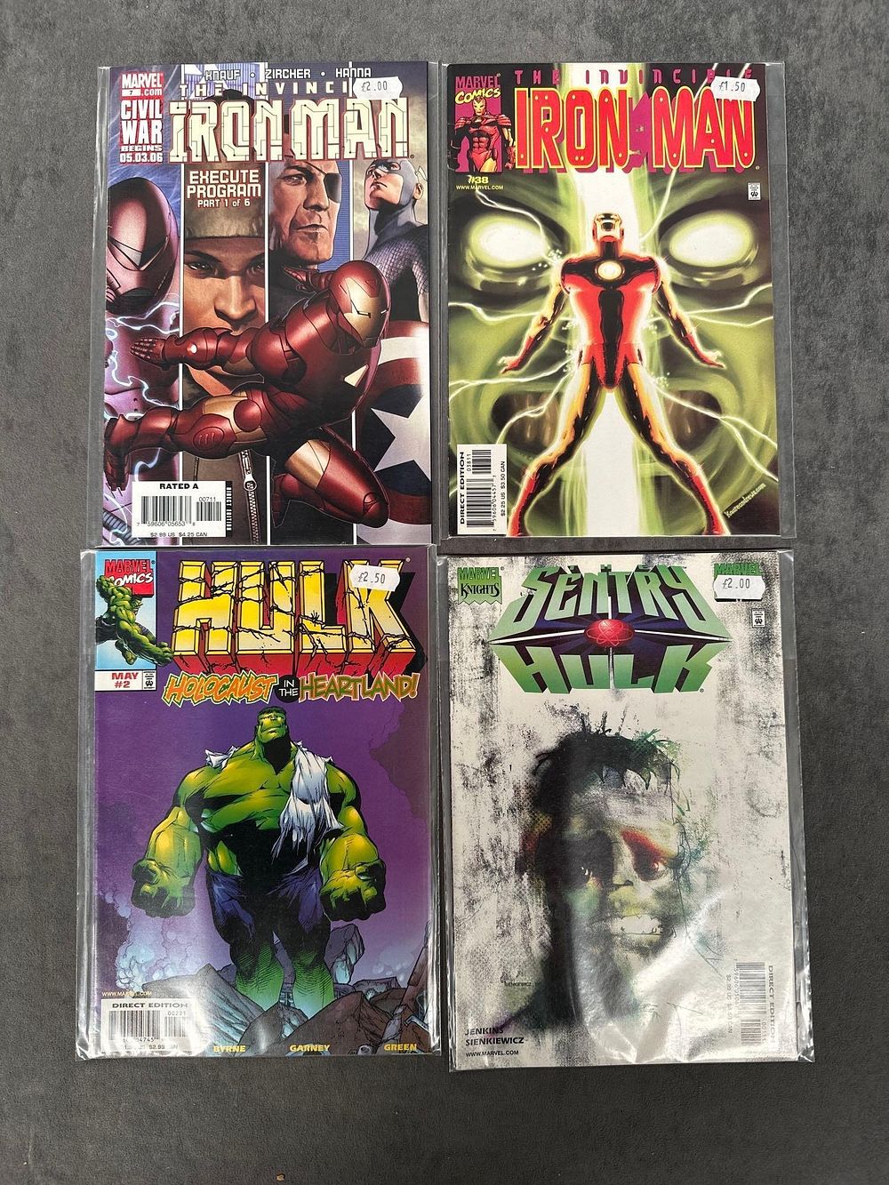 Lot 430: 4 issues, Marvel comics, two issues of The...