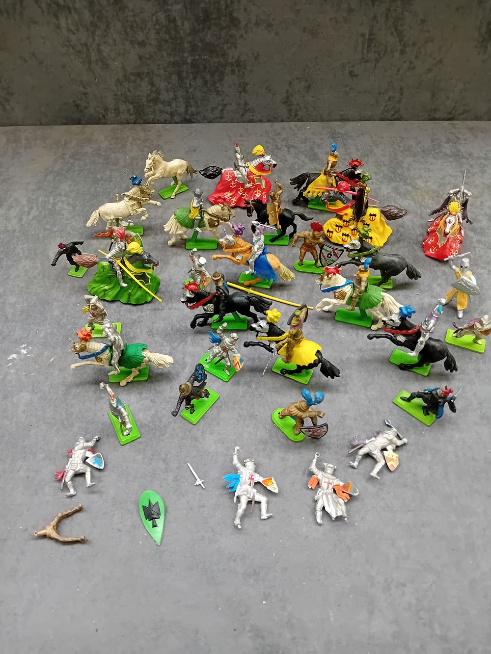 Lot 663: Britans and Timpo Mixed lot of Knights as...