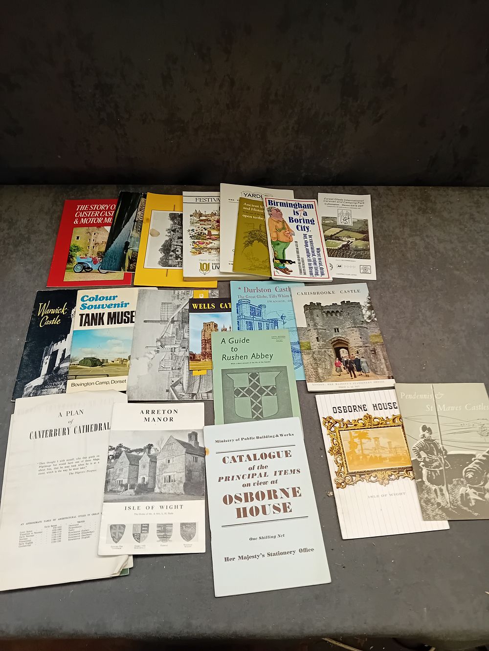 Lot 474: A Collection of Approximately Twenty-Six British Historical Site Guidebooks and Pamphlets