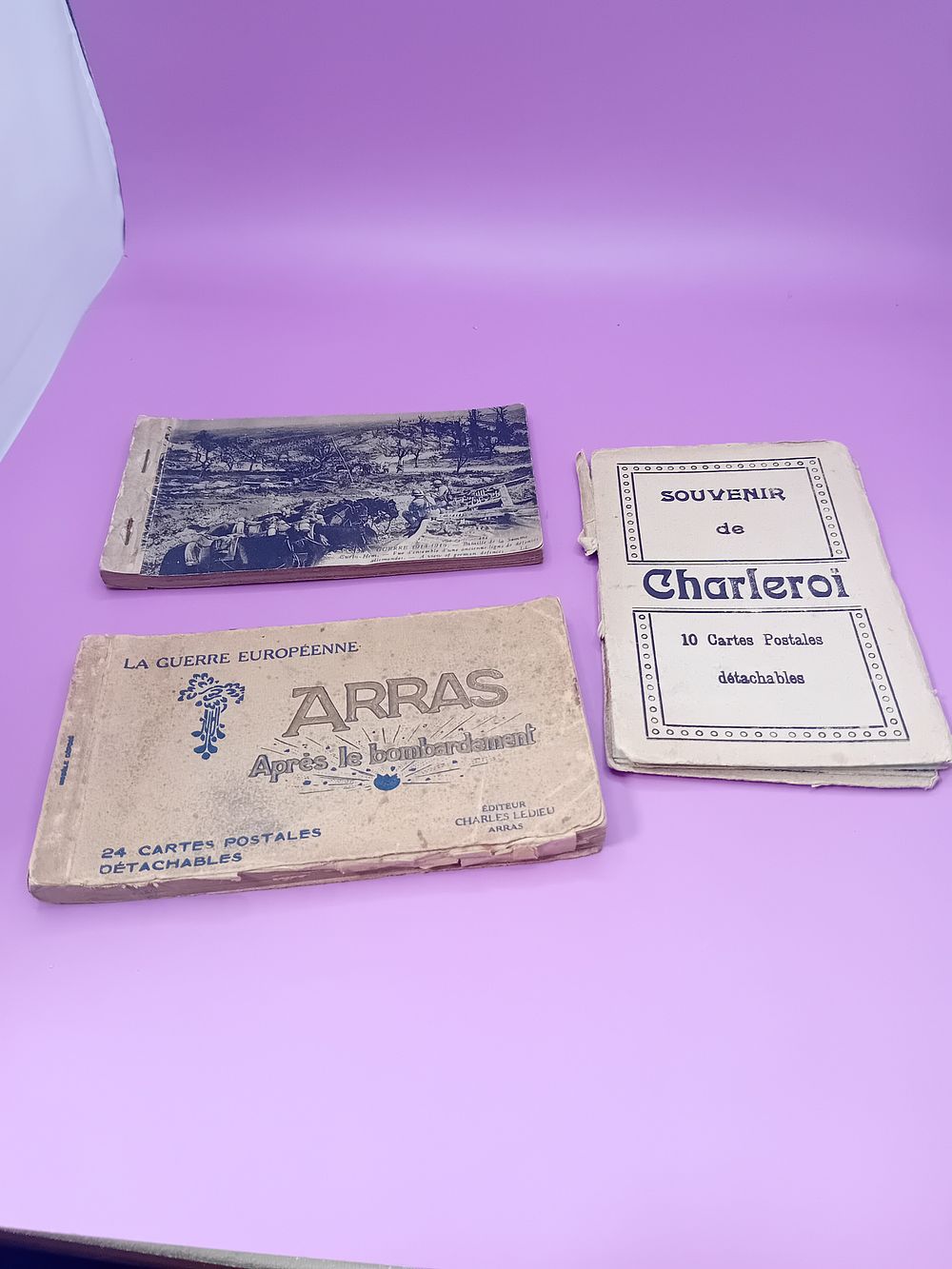 Lot 189: Mixed lot containing WW1 Postcard albums&