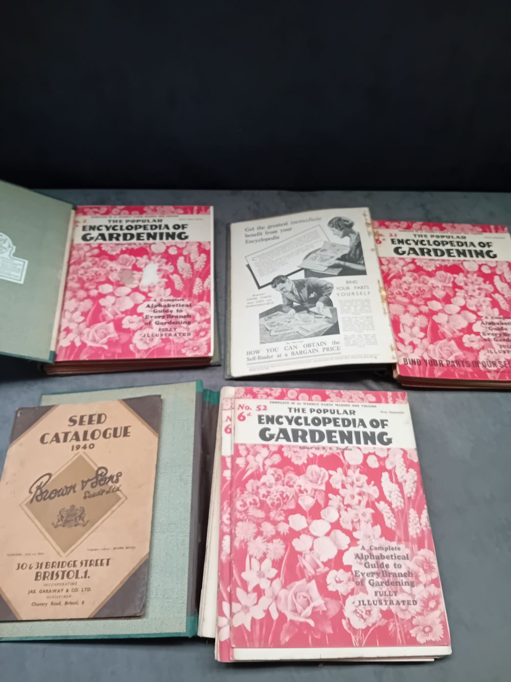 Lot 309: A Collection of Seven Items of Mid-20th Century British Gardening Periodicals and Catalogues