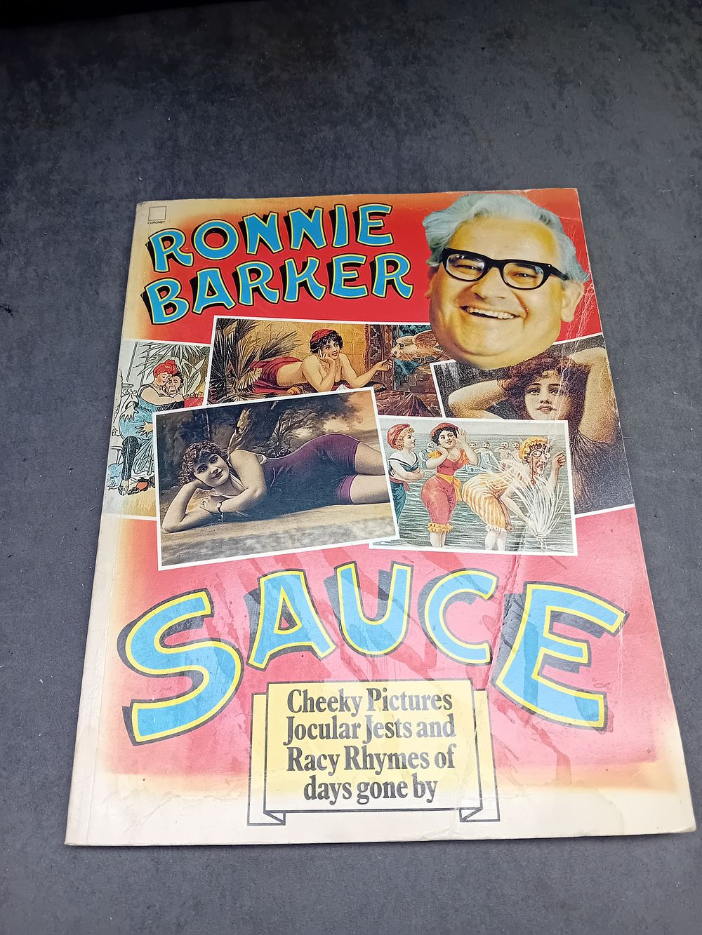 Lot 325: Ronnie Barker - Sauce, Vintage Paperback Book, Hodder and Stoughton, 1977