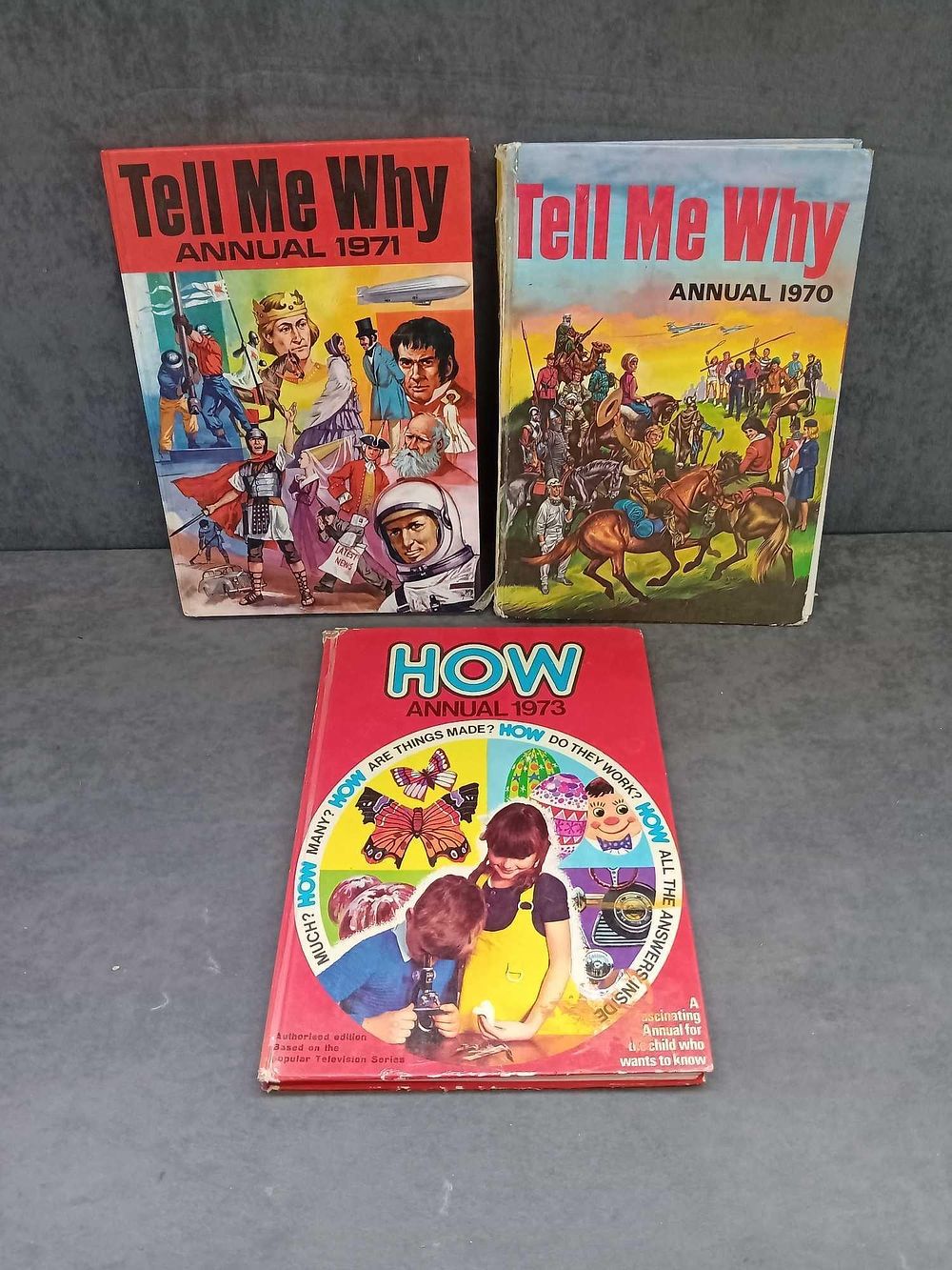 Lot 249: 3 x Annuals 2 tell me why annuals...
