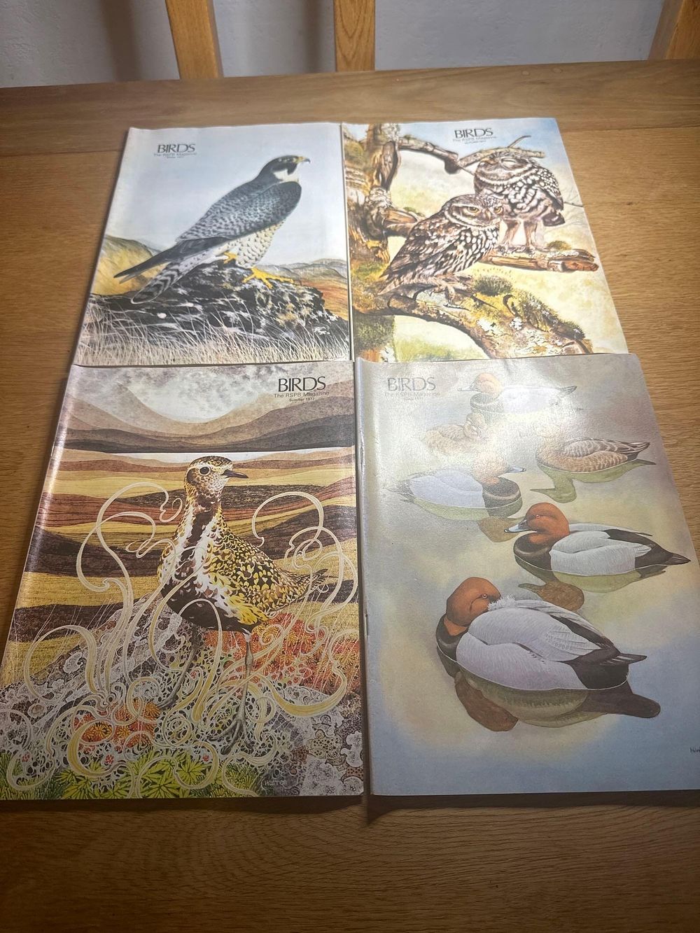 Lot 267: 1977 Birds The RSPB 4 season Issues Complete.