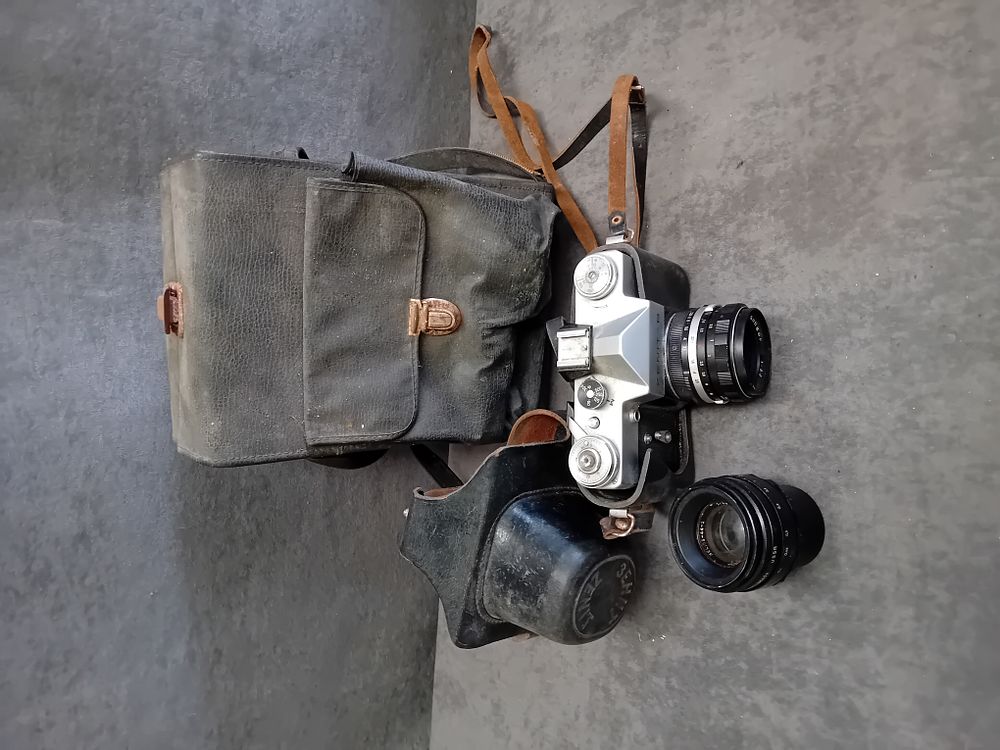 Lot 302: An Assortment of Zenit-B 35mm SLR Camera Equipment and Accessories