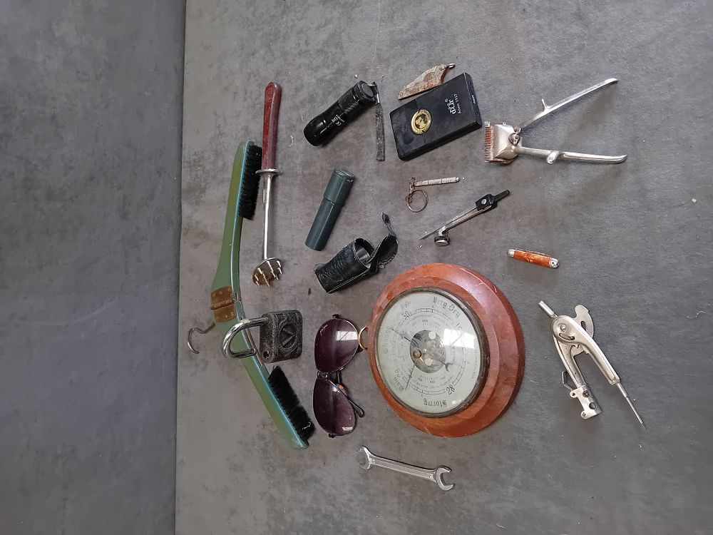 Lot 322: An Assortment of Vintage and Modern Collectibles Including a Weathermaster Barometer