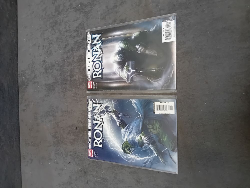 Lot 259: Two Marvel Comics Annihilation Ronan Issues 1 and 2 Limited Series 2006