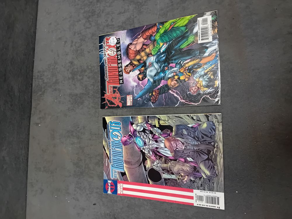 Lot 267: Two Marvel Comics New Thunderbolts Issues Including Number 1 and 11