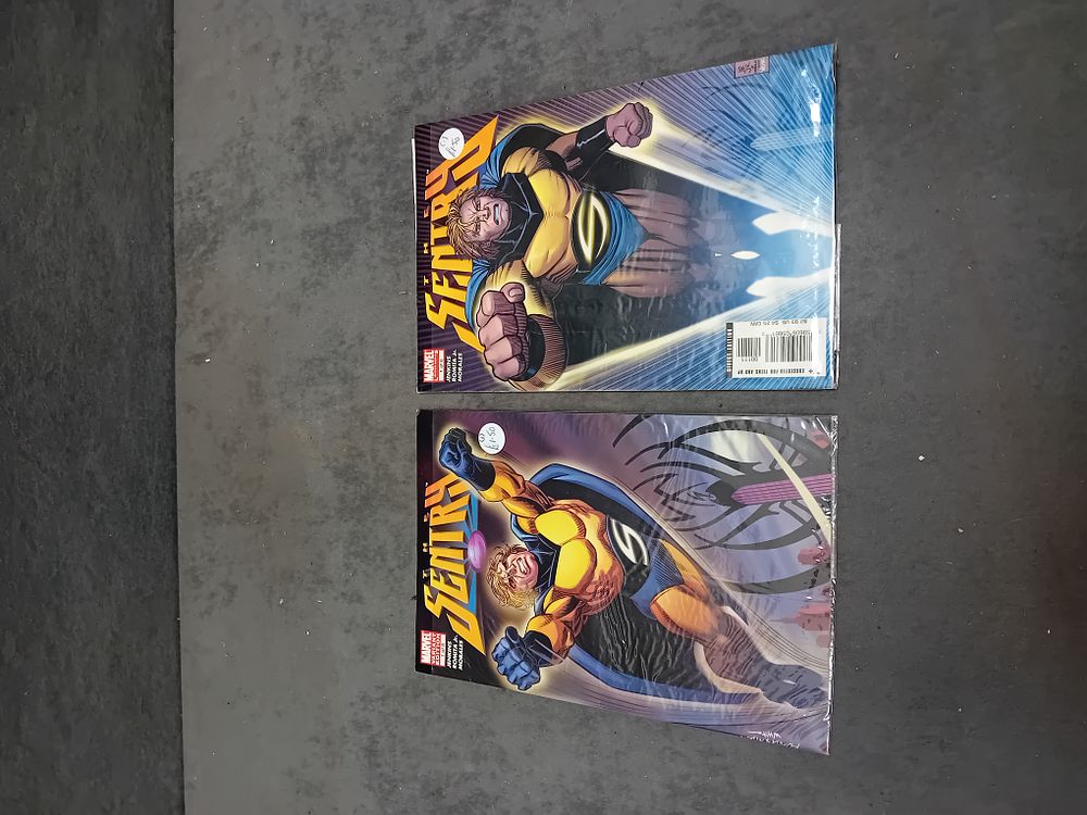 Lot 271: Two Marvel Comics The Sentry Issue Number 1 Comic Books