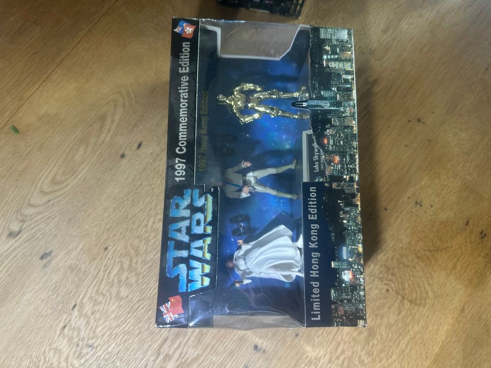 Lot 164: Kenner Star Wars 1997 Commemorative Limited Hong Kong Edition Set of Three Action Figures