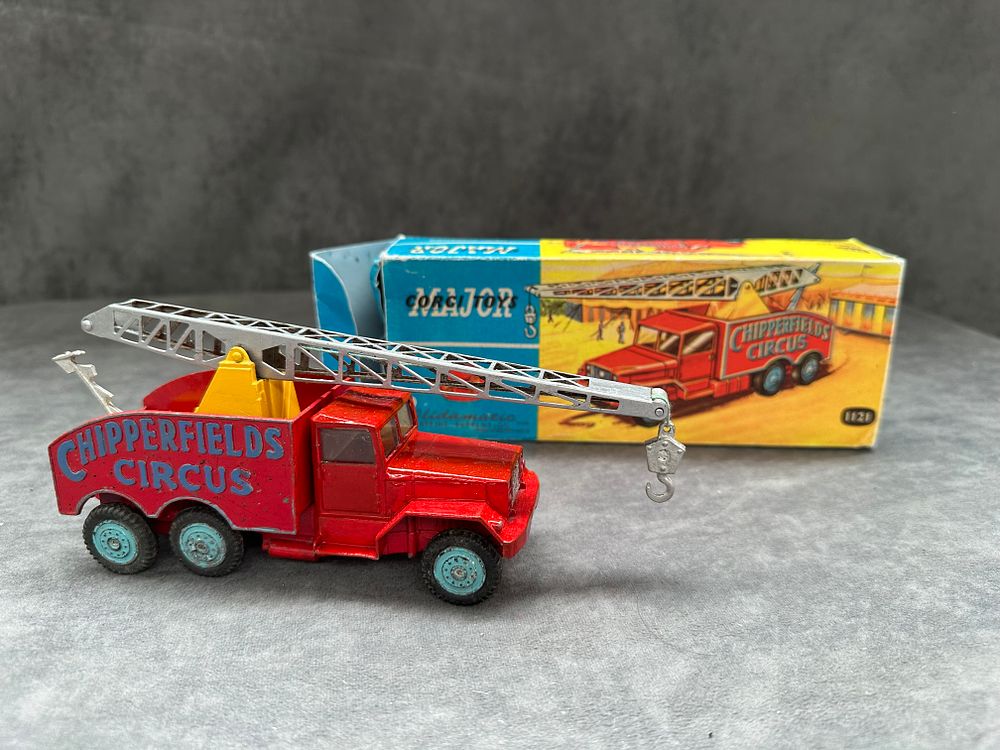 Lot 354: Corgi toys Chipperfield Circus 1121 crane truck
