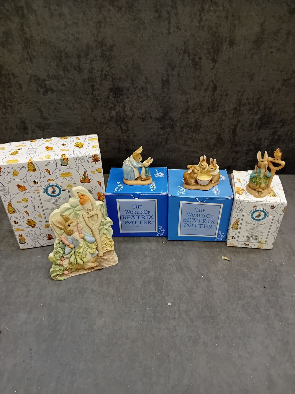 Lot 566: A Collection of Four 'The World of Beatrix Potter' Figurines by Border Fine Arts