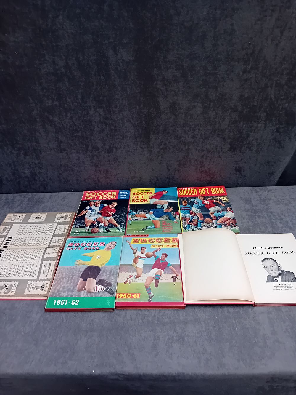 Lot 399: SET OF 7 CHARLES BUCHMAN SOCCER GIFT BOOKS...