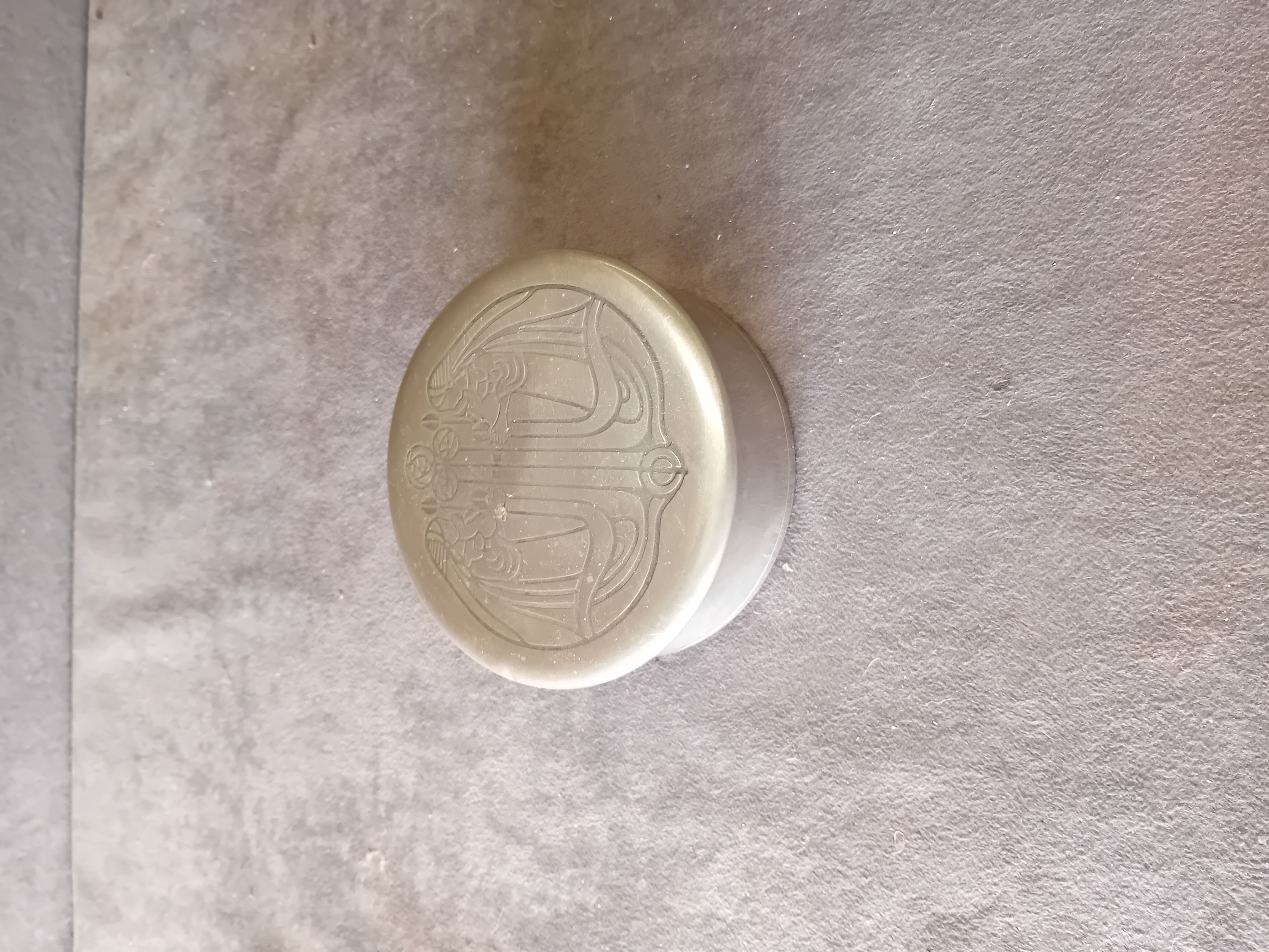 CHARLES RENNIE MACKINTOSH PEWTER ART NOUVEAU TRINKET BOX