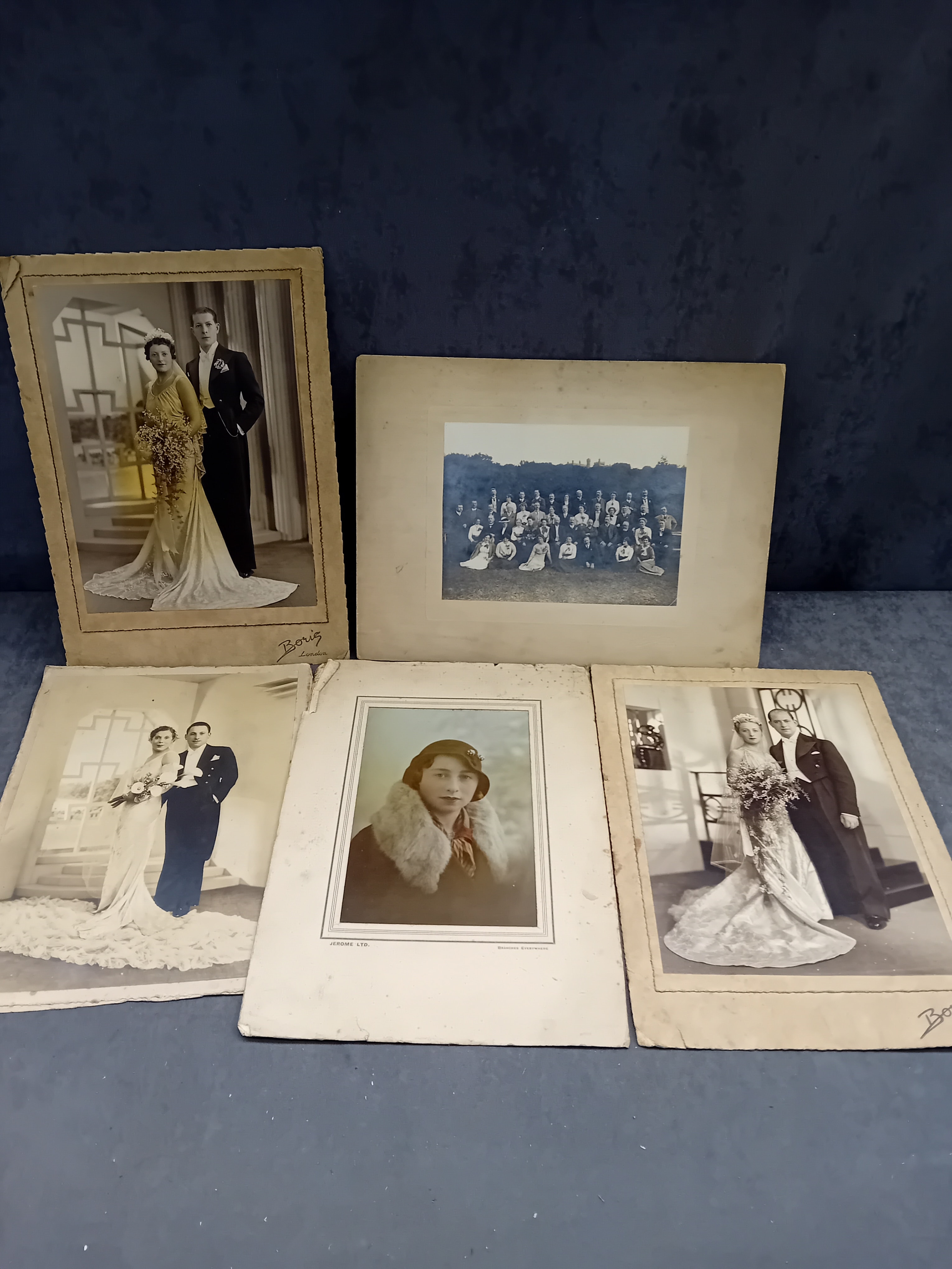 A Collection of Five Vintage Photographic Prints, circa 1930s-1940s