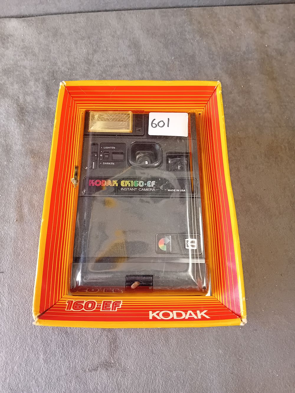 Lot 444: KODAK EK160-EF INSTANT CAMERA IN ORIGINAL BOX