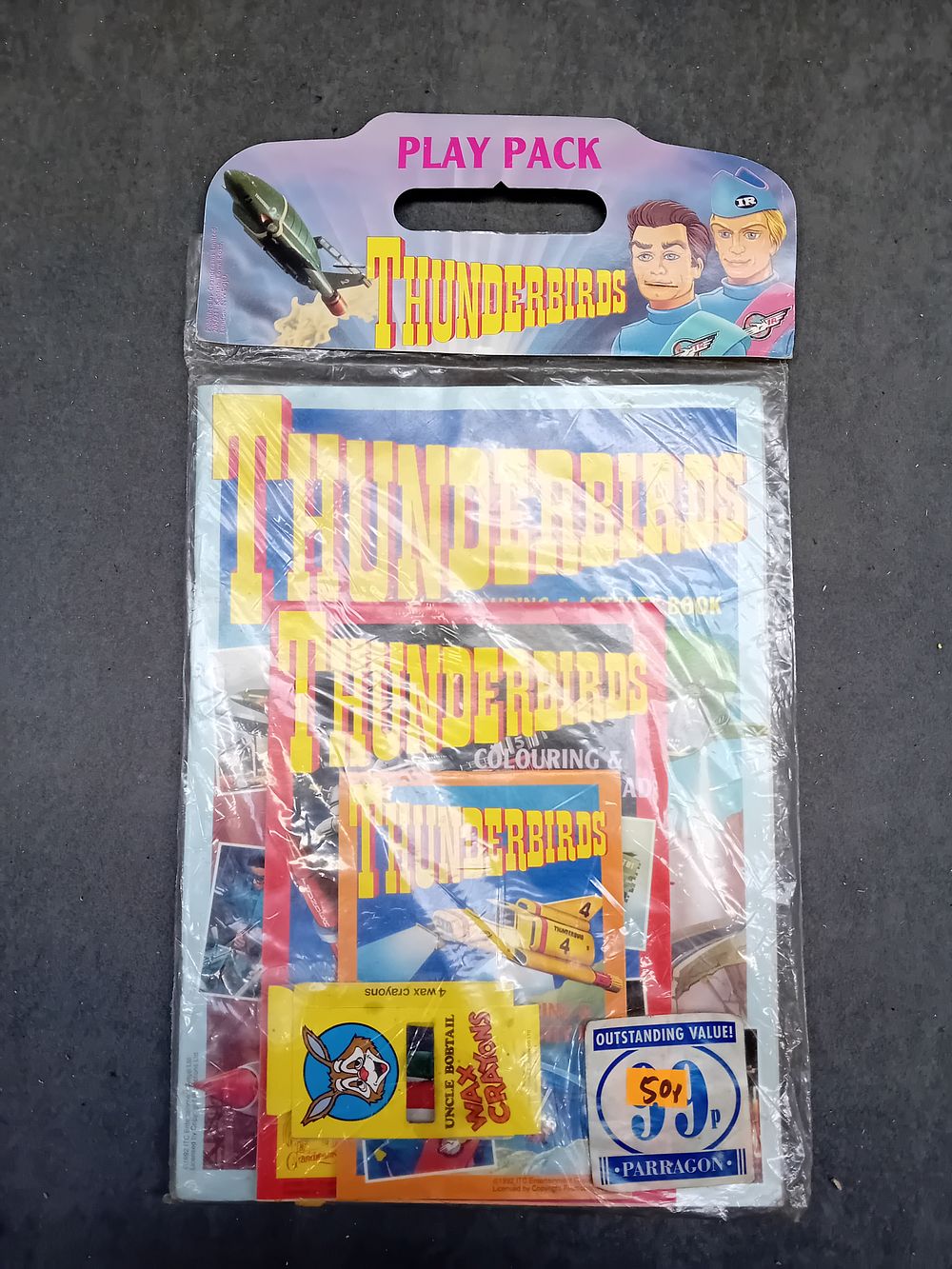 Lot 213: Vintage Thunderbirds Play Pack, Sealed, 1992