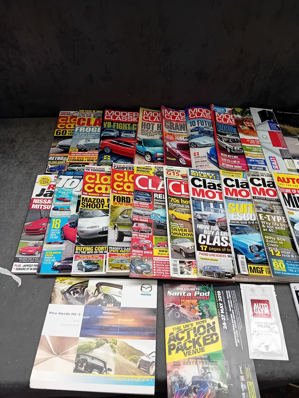 Lot 1025: A Collection of 32 English-Language Classic Car and Automotive Enthusiast Magazines, spanning the 1980s to 2019