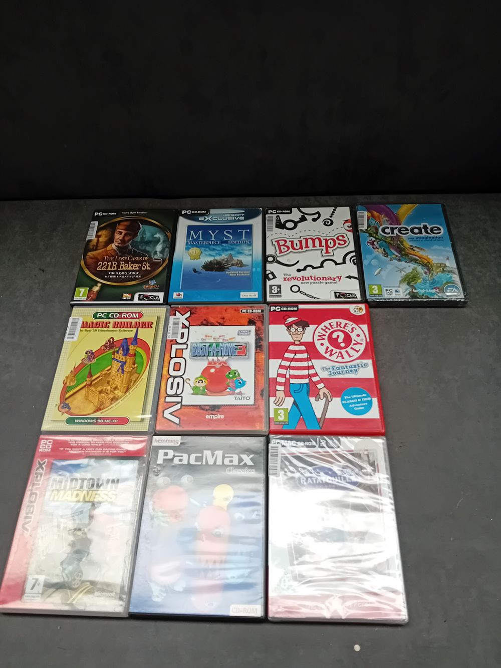 Lot 1029: A Collection of 10 Windows PC CD-ROM Video Games and Software Titles, Late 1990s-Mid 2000s