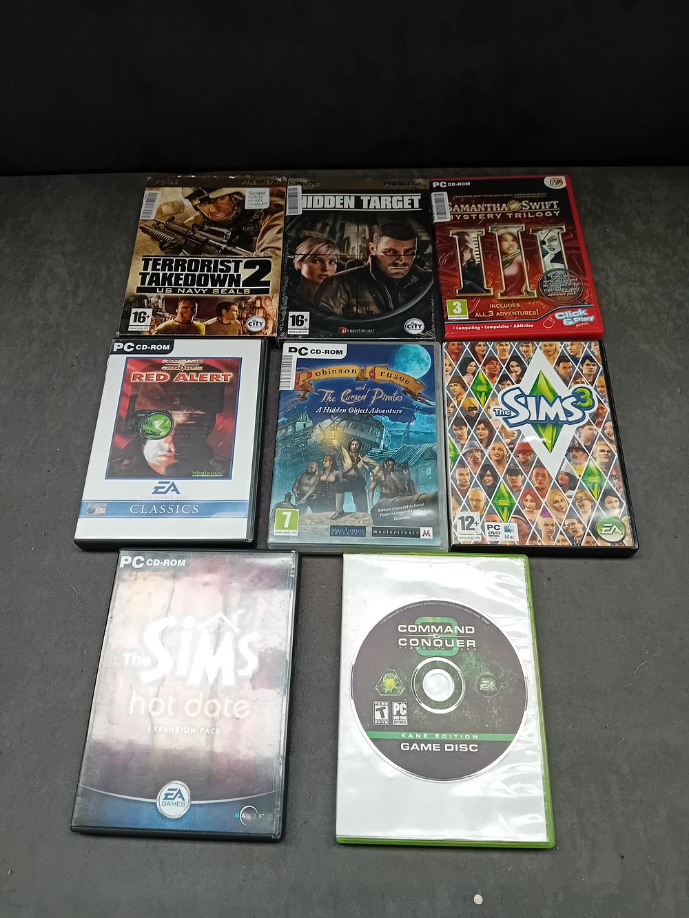 Lot 1030: A Collection of 8 PC CD-ROM/DVD-ROM Video Games and Expansion Packs