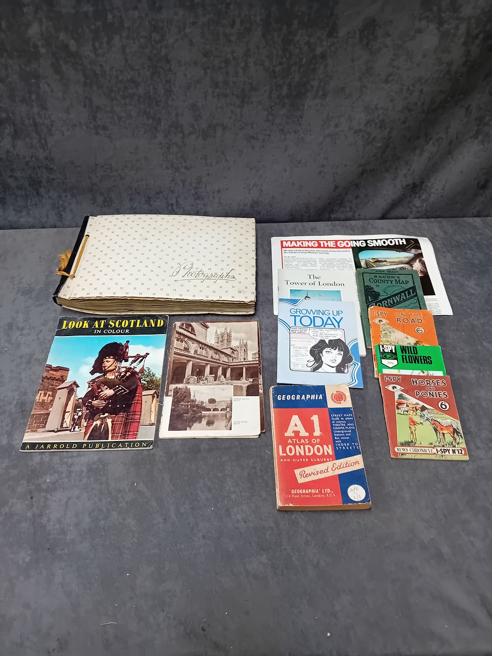 Lot 1035: Mixed lot of British tourism including Maps Postcards ...