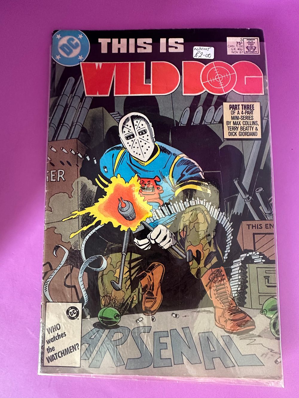 Lot 310: DC Comics, this is wild dog issue three...