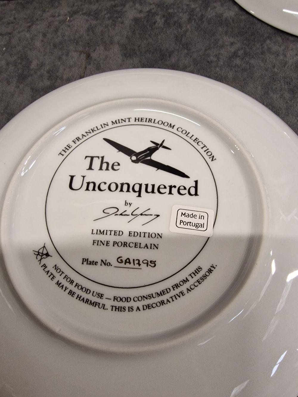 Lot 689: 2 X John Young Limited Edition Fine Porcelain...