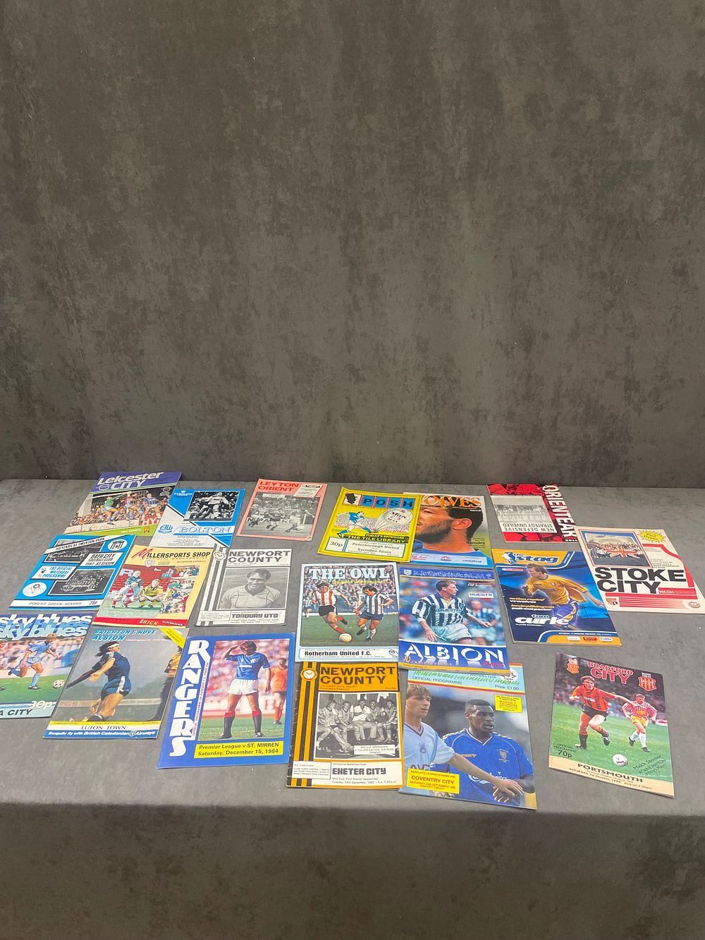 Lot 421: Mixed lot of football league match day programs 