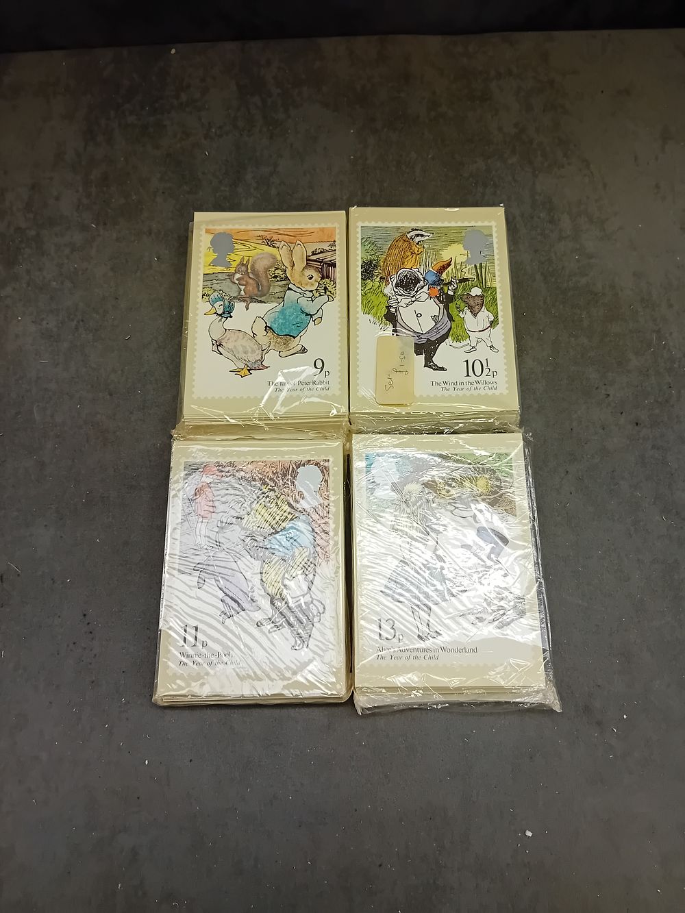 Lot 423: A Collection of British 'The Year of the Child' Commemorative Stamp Blocks, 1979, Ten of Each Design