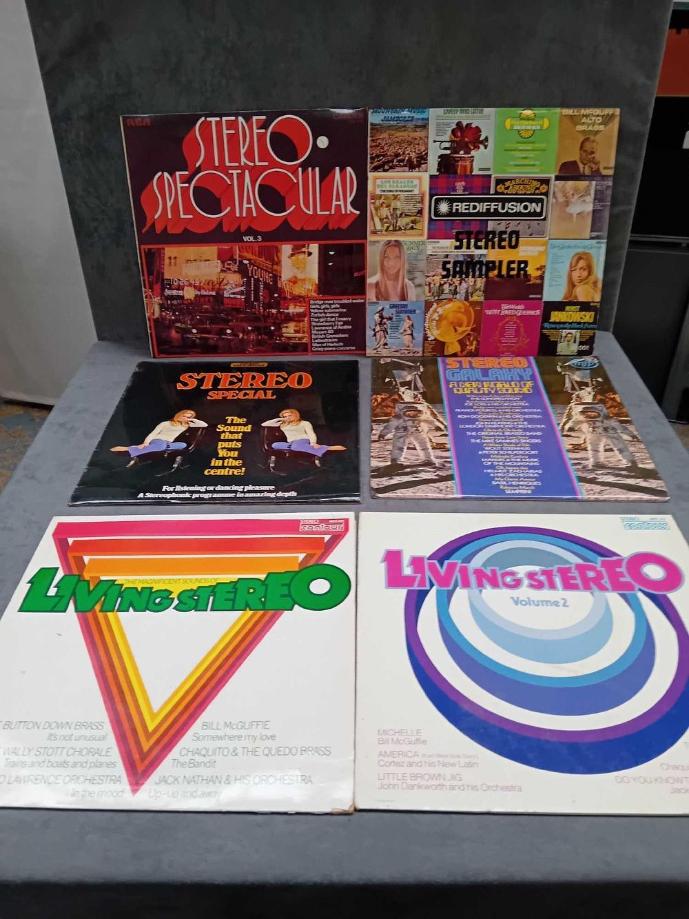 Lot 49: 6 x Stereo vinyls as pictured