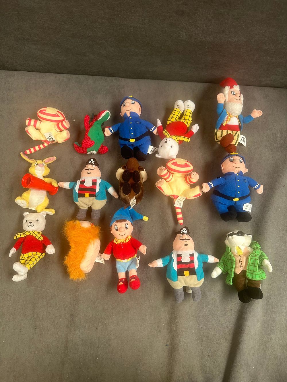 Lot 230: Set of 13 McDonald's Noddy and Friends Plush Promotional Toys