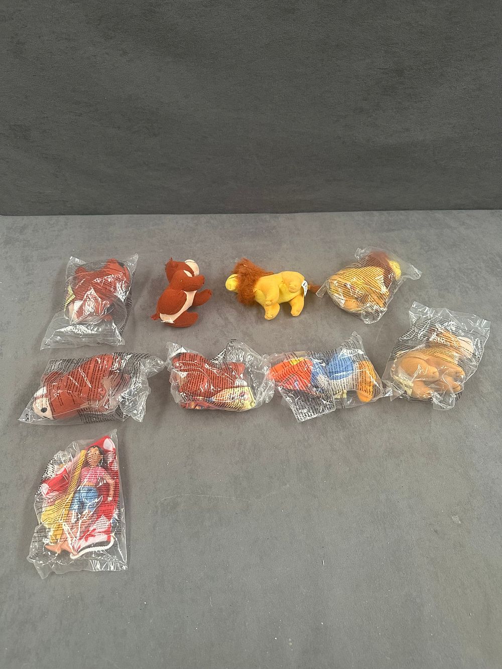 Lot 236: A Collection of Vintage McDonald's Disney Happy Meal Plush Toys
