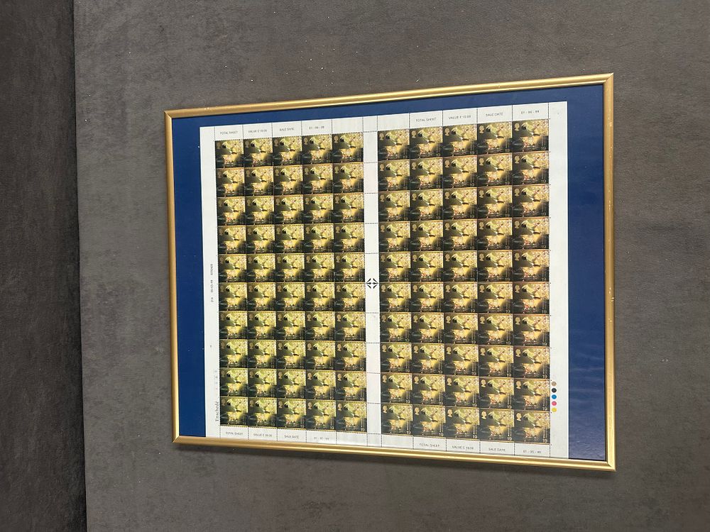 Lot 778: UK 1999 19p Millennium Entertainers' Tale, SG 2087, Full Sheet of 100