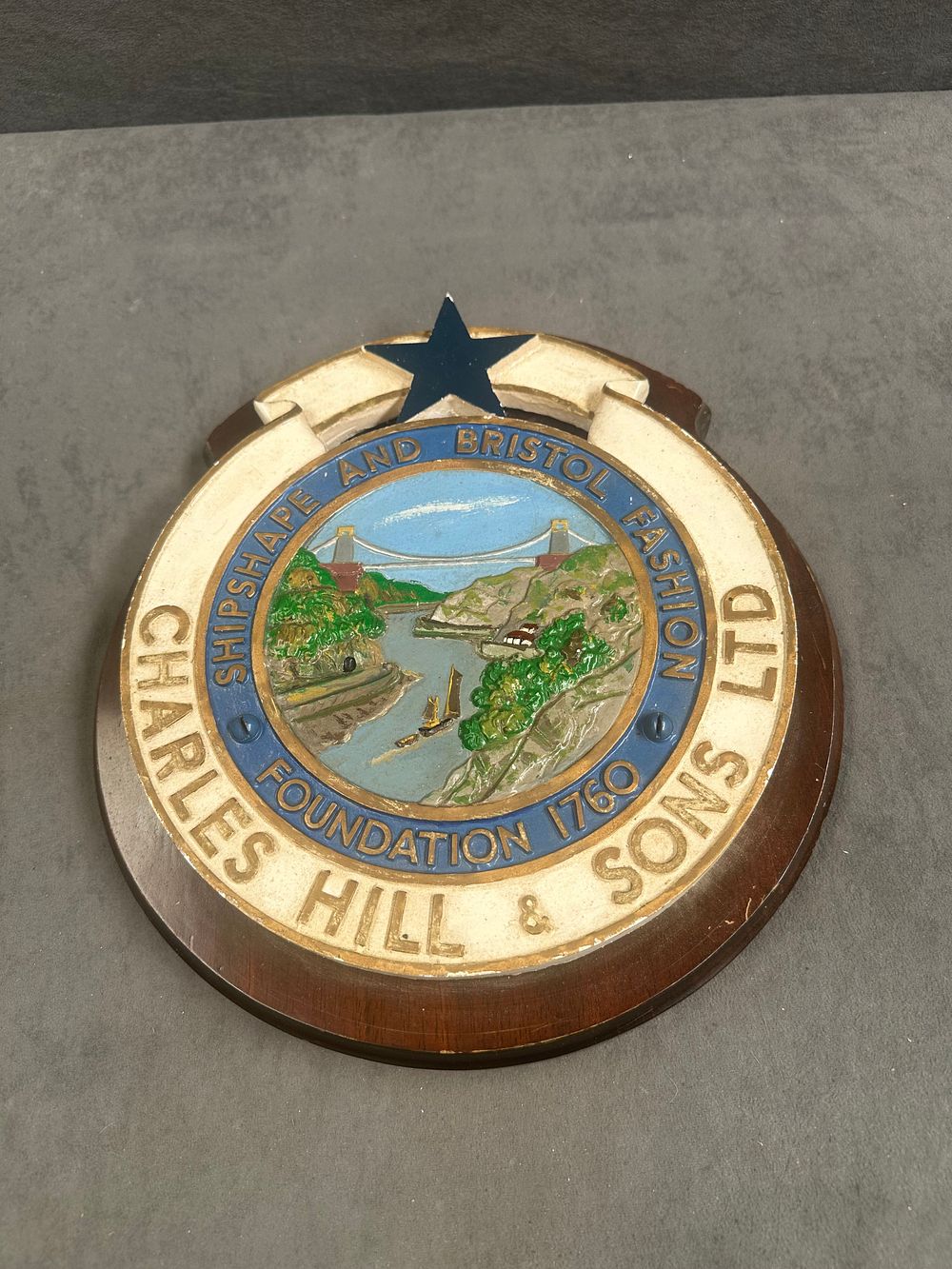 Lot 784: A Charles Hill and Sons Ltd Commemorative Maritime Wall Plaque