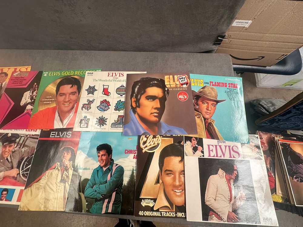 Lot 418: A Collection of Elvis Presley Vinyl LP Records and Multi-Disc Sets