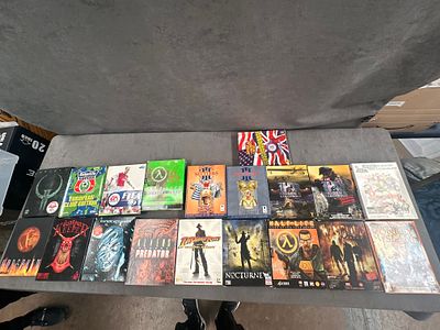 A Collection of Approximately 17 Vintage PC Big Box Video Games. A collection of approximately 