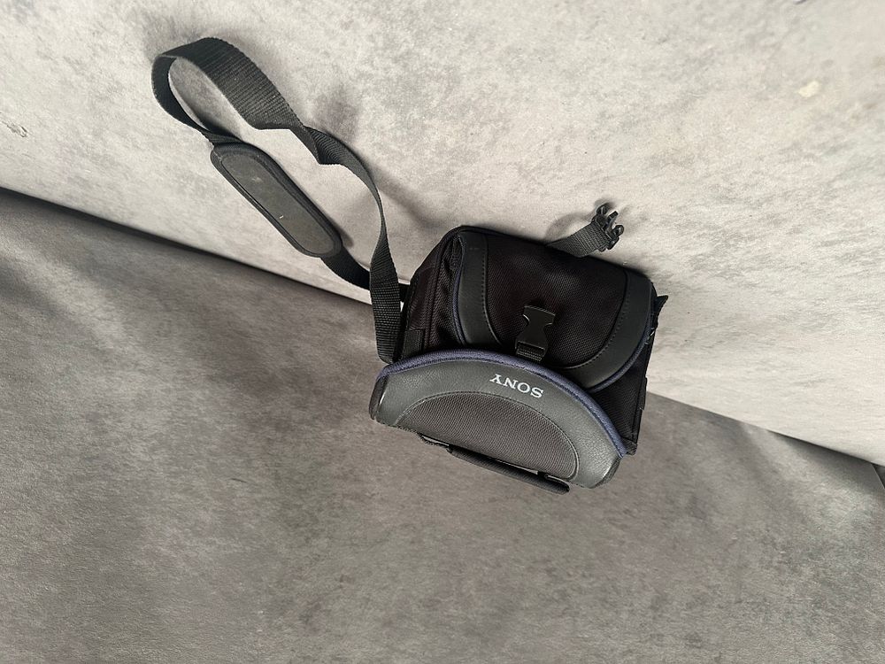 Lot 465: Sony Handycam HDR-XR155 Digital Camcorder with Remote Shooting Grip and Carrying Case