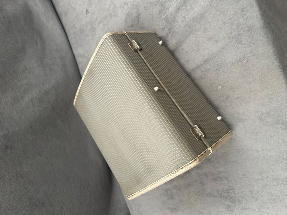 Lot 481: A Philips portable reel-to-reel tape recorder in a grey-ribbed carrying case