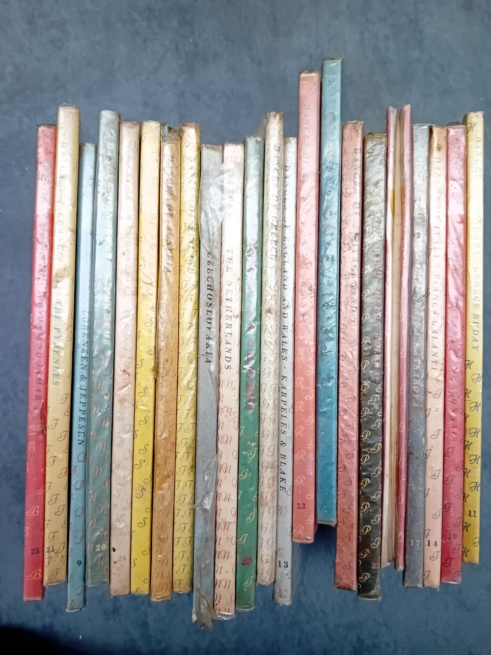 Lot 211: A Collection of 22 Handbooks of European National Dances Series Volumes